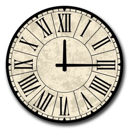 Wallity Reloj Decorativo de MDF Multicolor 50 cm